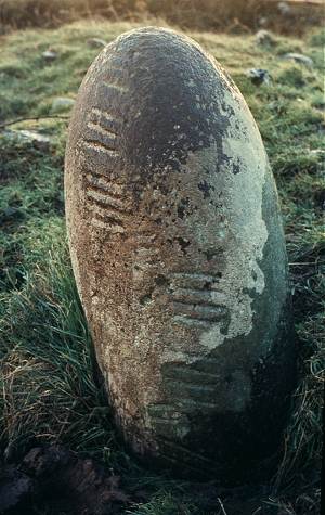 Menhirs with marks
