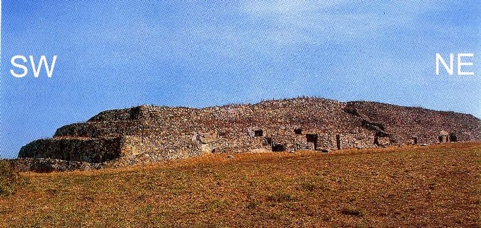General view of Barnenez. Photo J. – P. Gisserot from The megaliths of Brittany