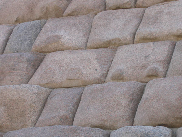  Granite facing of the pyramid of Menkaure